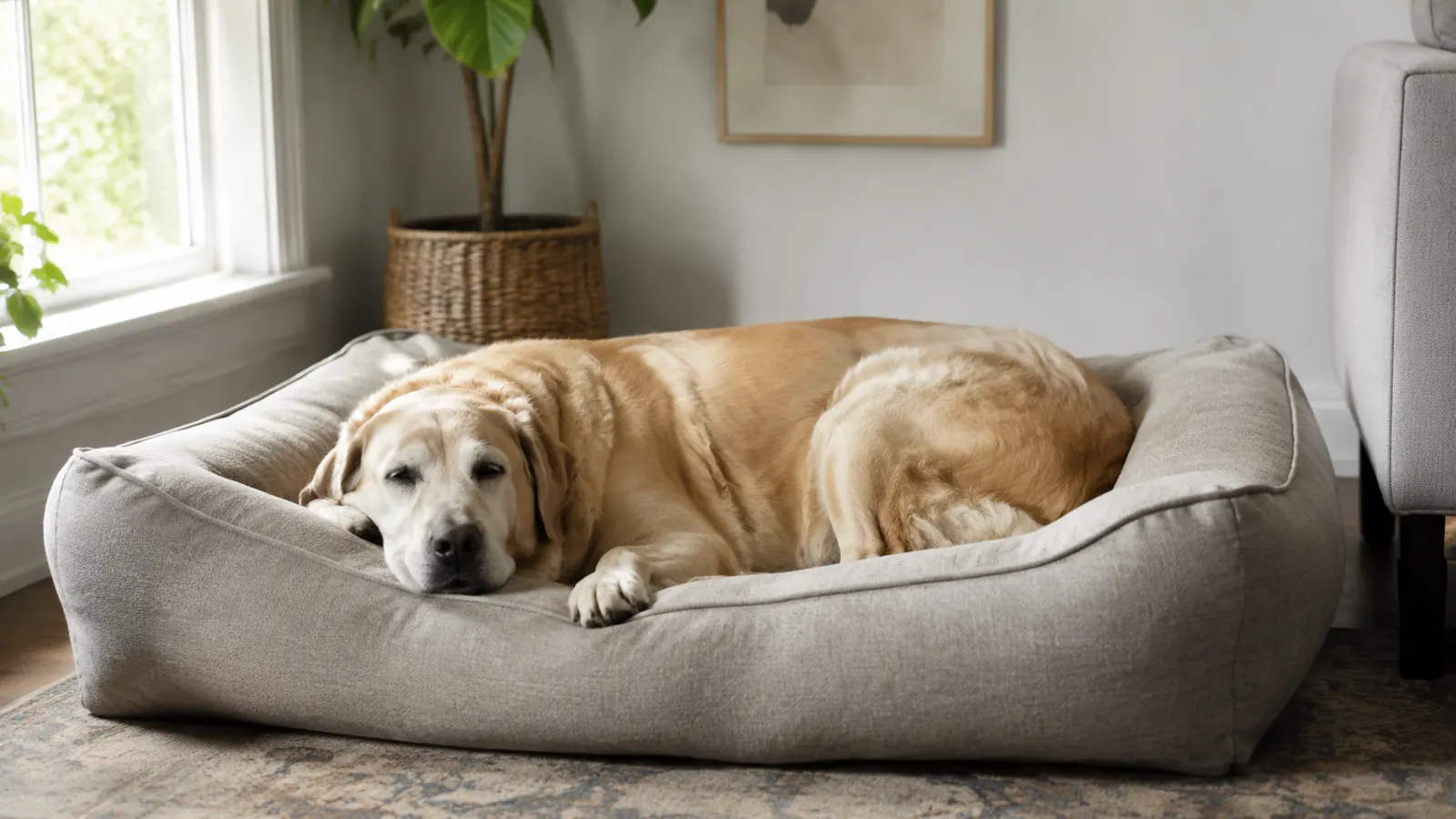 EHEYCIGA Orthopedic Dog Bed Review: 6 Months Under a 62lb Senior Dog